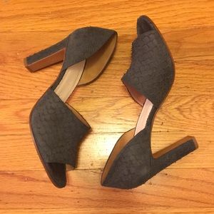 Maison Martin Margiela peep toe dorsay pumps